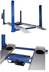 Автомобильный подъемник под развал схождение, подъемник четырехстоечны