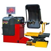 Станок балансировочный с подъемником для шин грузовиков