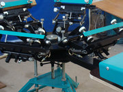 Оборудование,  станок карусель для шелкографии ручной плоскопечатный 