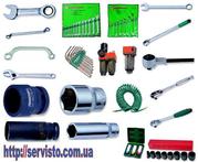 Головки торцевые ударные,  трещетки,  отвертки.