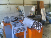 экструдерная линия по нанесению ПВХ на проволоку для изг.сетки рабица